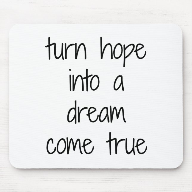Dream Kom True Mouse Pad Musmatta (Framsidan)