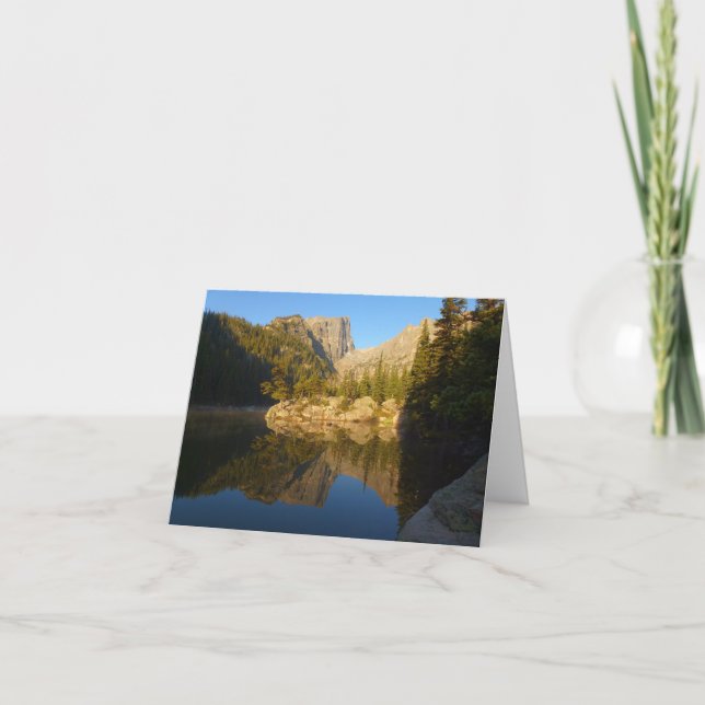 Dream Lake II vid Rocky Mountain National Park Kort (Framsida)