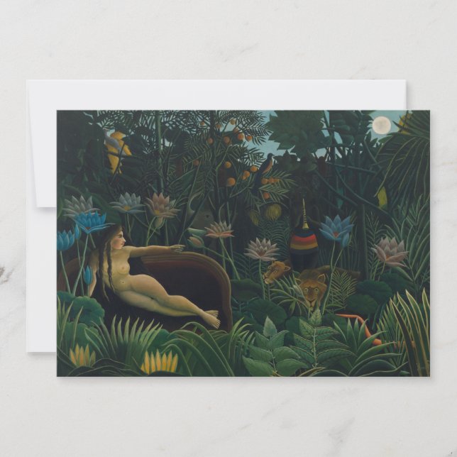Dream (Le Reve Exotique) av Henri Rousseau (Framsida)