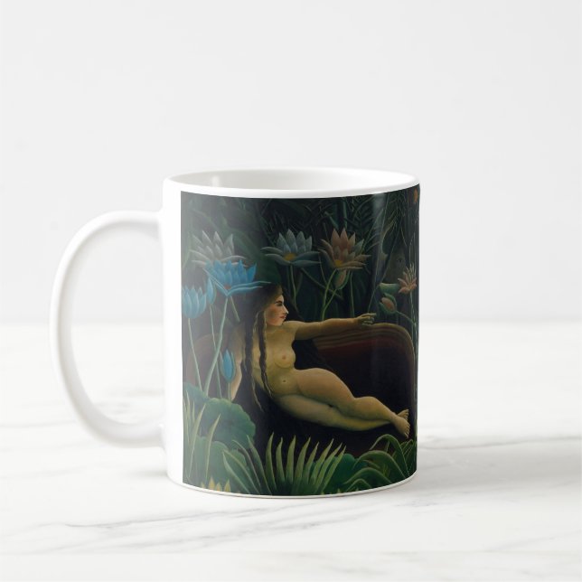 Dream (Le Reve Exotique) av Henri Rousseau Kaffemugg (Vänster)