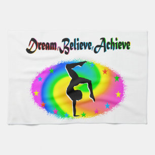 DREAM, LEVANDE OCH UPPNÅ GYMNASTISKA DREAMS KÖKSHANDDUK