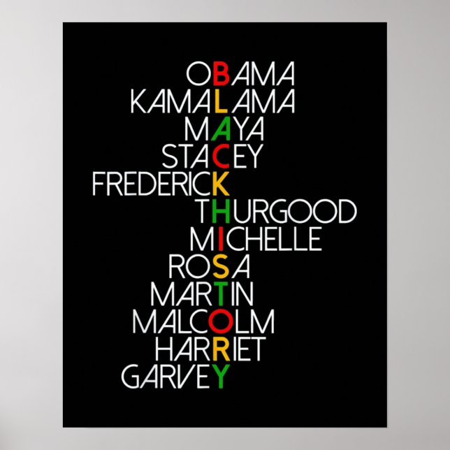 Dream like Martin Black History Poster (Framsidan)