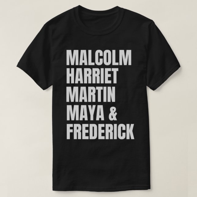 Dream Like Martin Lead Like Harriet Black History  T Shirt (Design framsida)