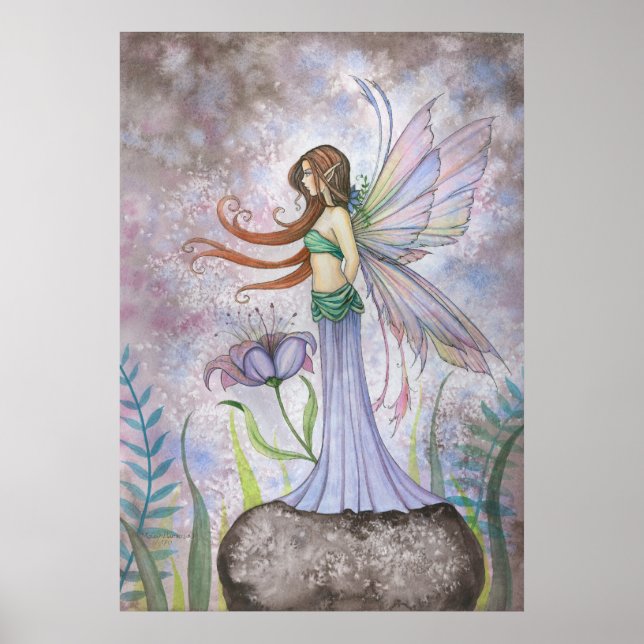 Dream Lily Fairy Art Poster (Framsidan)