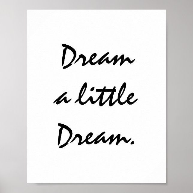 Dream lite Dream. Poster (Framsidan)