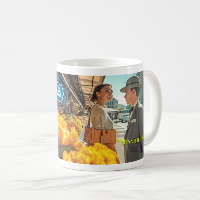 "Dream Lover" QR-mugg från Hollywood10 Kaffemugg (Framsida höger)