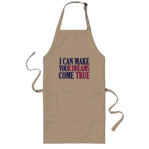 Dream Maker apron - välj stil & färg Långt Förkläde