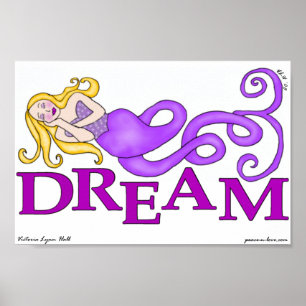 Dream-Mer Sjöjungfru Poster
