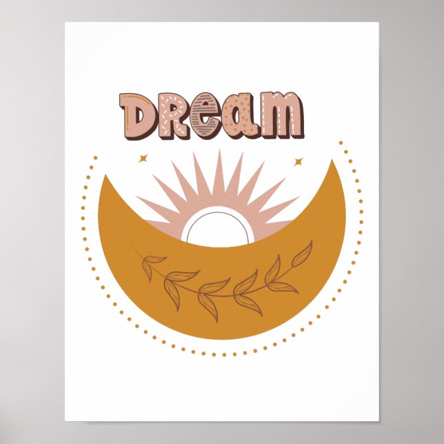 Dream Nursery Art Poster (Framsidan)