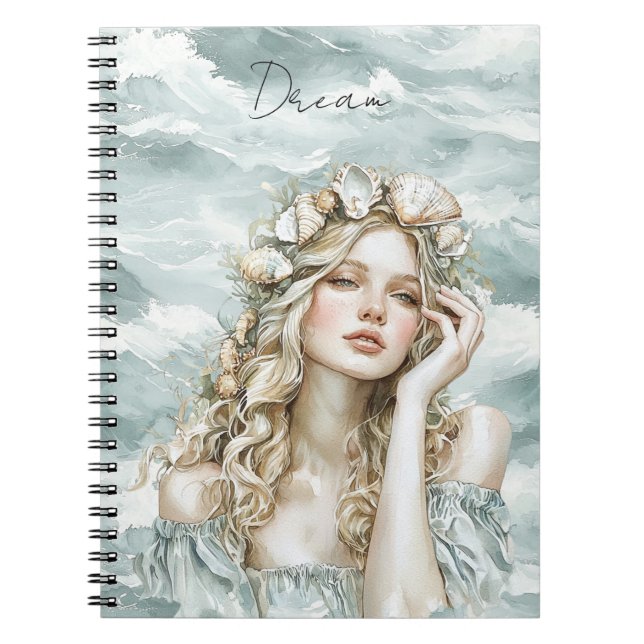 Dream Ocean Dam Anteckningsbok (Framsidan)