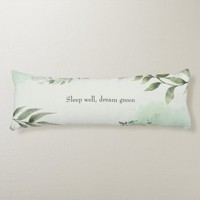 Dream of green plants kroppskudde (Framsidan)