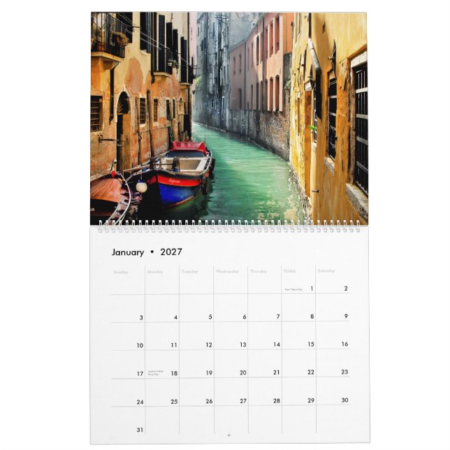 DREAM OF VENICE 2026 Calendar Kalender (Jan 2027)