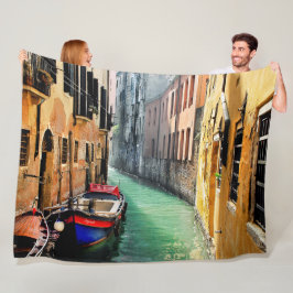 DREAM OF VENICE Large Fleece Blanket