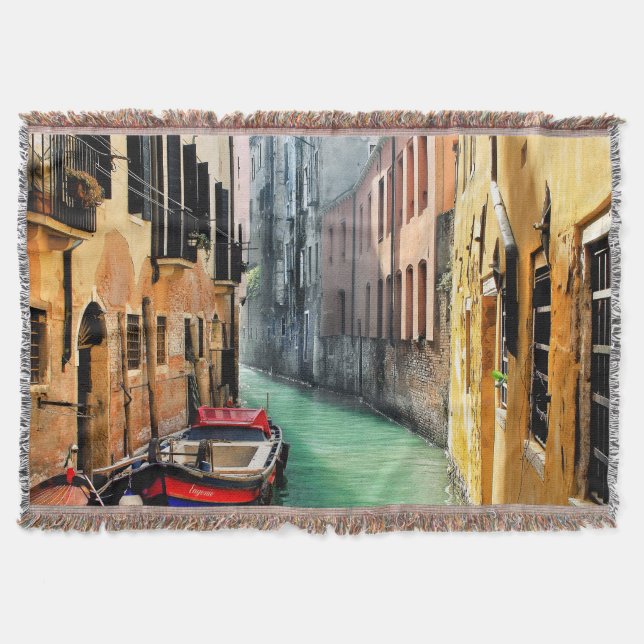 DREAM OF VENICE Throw Blanket Filt (Framsidan)
