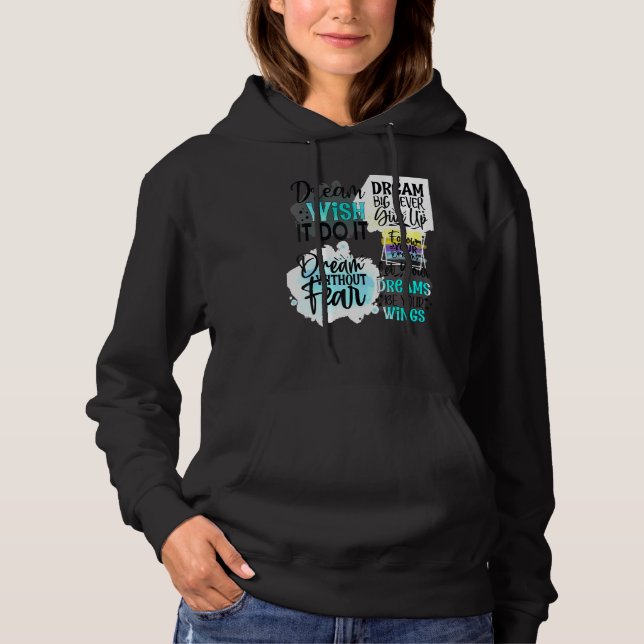 Dream önskar att den gör det Dream utan FruamDream T Shirt (Framsida)