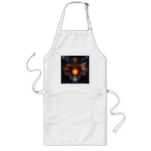 Dream Orb Fractal Art Apron Långt Förkläde