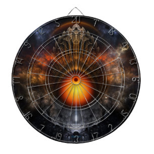 Dream Orb Fractal Art Dart Board Darttavla