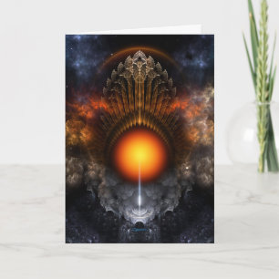 Dream Orb Fractal Art-gratulationskort Kort