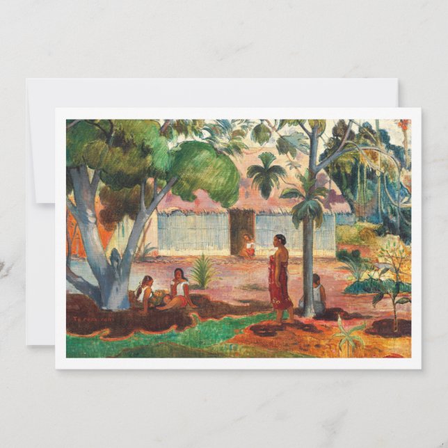 Dream på den vackra berömden Large Träd Inbjudningar (Framsida)