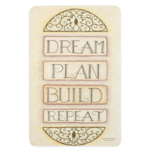 Dream Plan Bygger Upprepa magnet