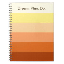 Dream Plan Do - Färg Gradient Back to school - Anteckningsbok
