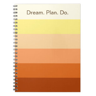 Dream Plan Do - Färg Gradient Back to school - Anteckningsbok