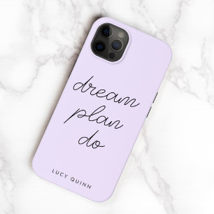 Dream Plan Do Pastel Lilac Lila Modern Feminine