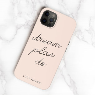 Dream Plan Do Skript för Rosa Modern Snyggt