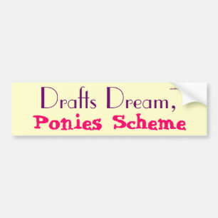 Dream, Ponies Scheme Bildekal
