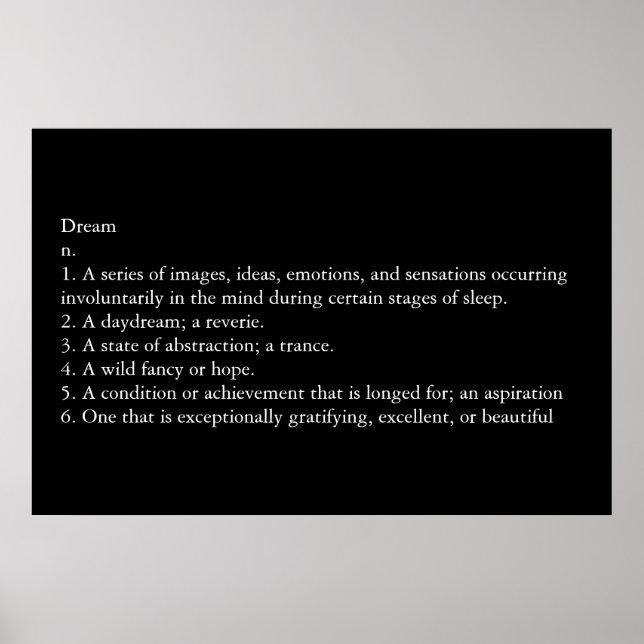 Dream Poster (Framsidan)