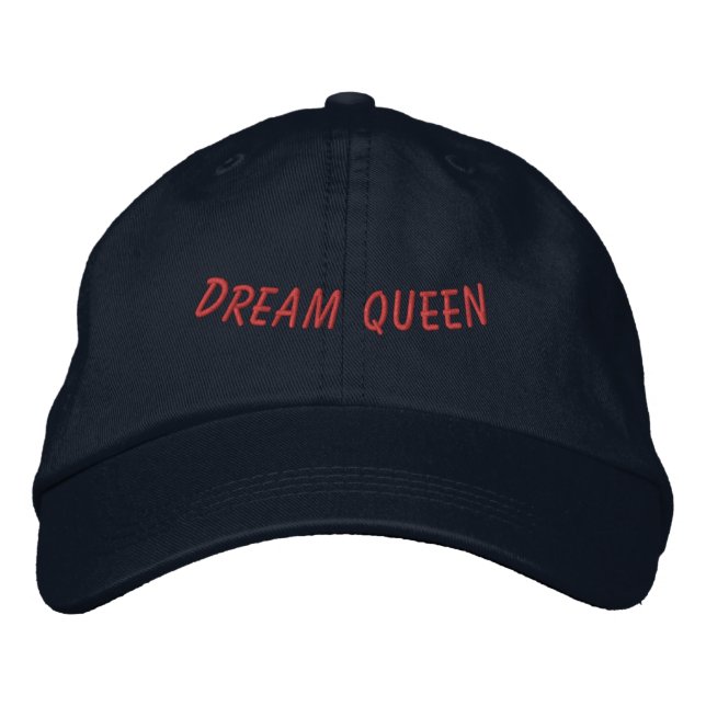 Dream Queen Step in i din Power Inspiration-Hat Broderad Keps (Framsida)