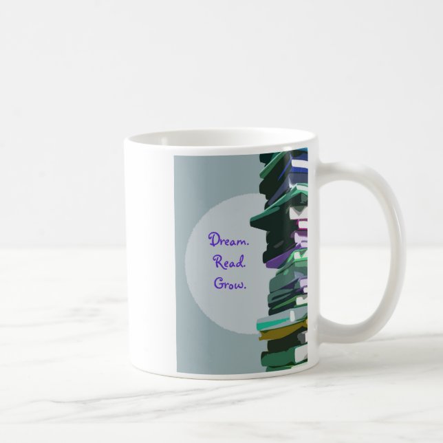 Dream.Read.Grow. Kaffe Mugg (Höger)