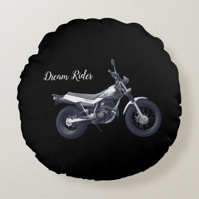 Dream Rider Rund Kudde (Framsidan)