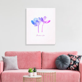 Dream Romantic Flowers  – Elegant Fantasy Nature  Canvastryck