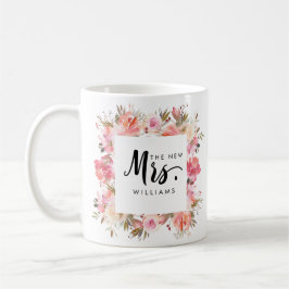 Dream Rosa | BRÖLLOP DEN NYA MRS-TYpografin Kaffemugg