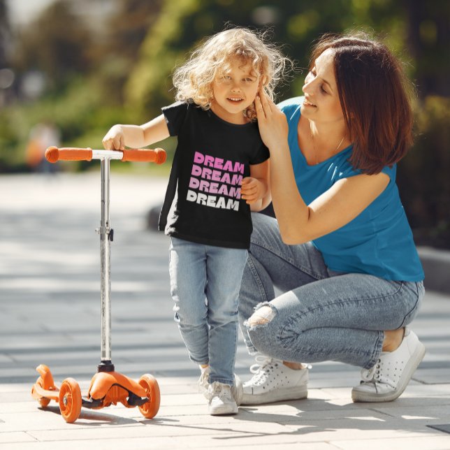 Dream Rosa Ombre Girl's T-Shirt (Skapare uppladdad)