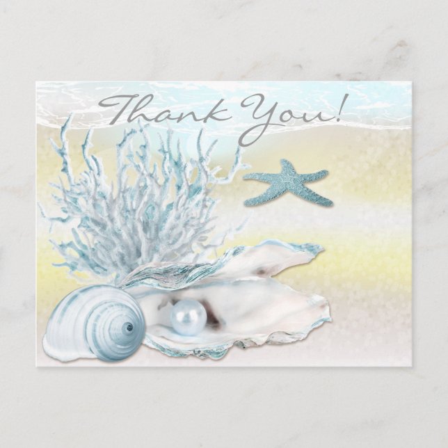 Dream Shore Beach Blue-Tack Vykort (Framsida)