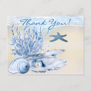 Dream Shore Beach Väldigt Blue Tack Vykort