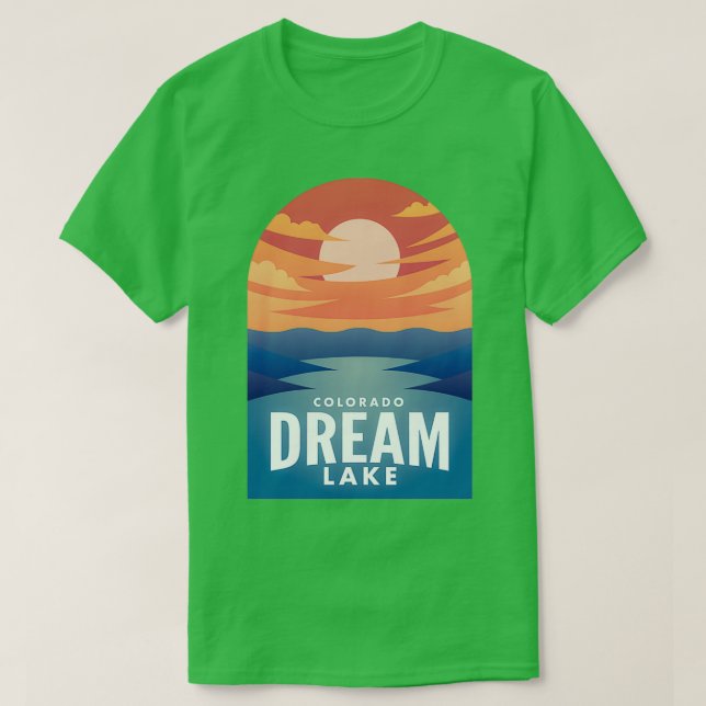 Dream Sjö CO Retro Sunset T Shirt (Design framsida)