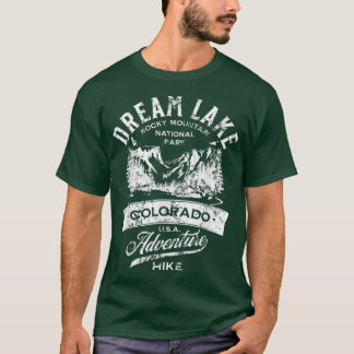 Dream Sjö Rocky Mountain National Park Distress T Shirt