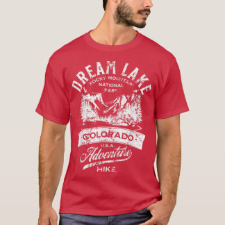 Dream Sjö Rocky Mountain National Park Distress T Shirt