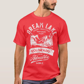 Dream Sjö Rocky Mountain National Park Distress T Shirt