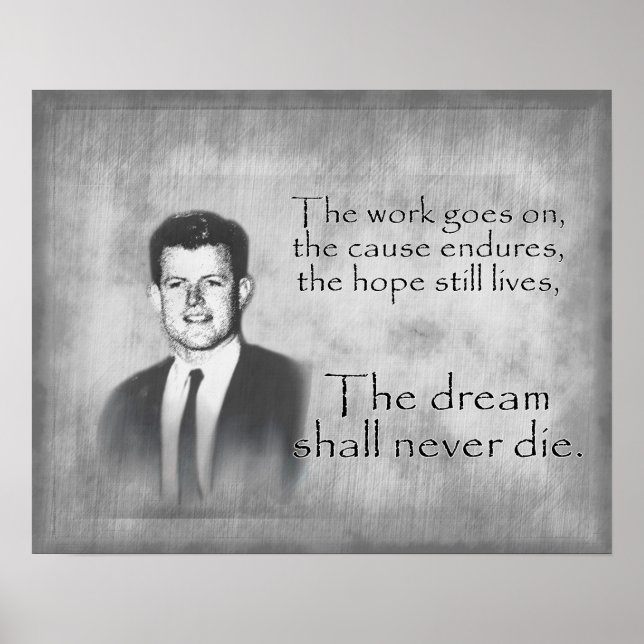 Dream ska aldrig dö Poster (Framsidan)