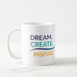 Dream. Skapa. Inspire. Kaffemugg