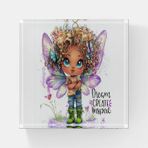 Dream Skapar Inspire Lil Fairy Paperweight