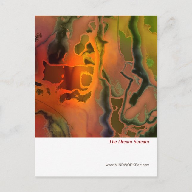 Dream Skräm Vykort (Framsida)