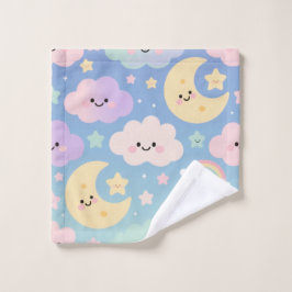 Dream Sky Blanket, Cute Clouds, Moons & Stars