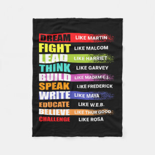 Dream som Martin Lead som Harriet Black History Fleecefilt