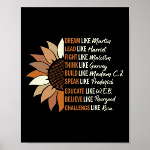 Dream som Martin Lead som Harriet Black History Poster