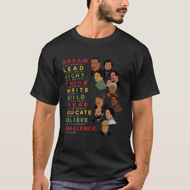 Dream som Martin Lead som Harriet Black History T Shirt (Framsida)